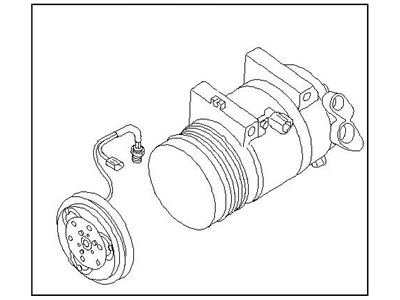 Nissan 92600-7S000 Compressor-Cooler