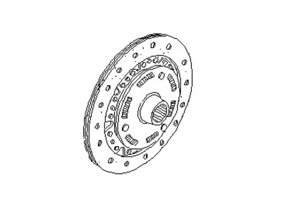 Nissan 30100-52A01 Disc ASY Clutch