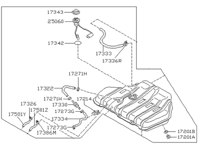 1983 Nissan Stanza Fuel Tank - A7202-D3300