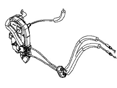 2016 Nissan Quest Door Latch Assembly - 80501-6AX0A