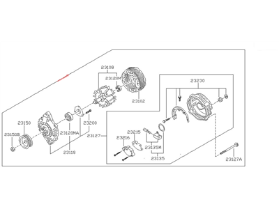 1996 Nissan 300ZX Alternator - 23100-0P516