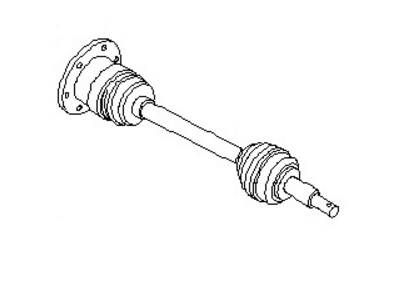 Nissan 39600-ZS00A Shaft Assy-Rear Drive