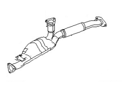 1999 Nissan Maxima Exhaust Pipe - 20020-4L800