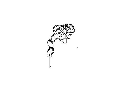 2010 Nissan Cube Door Lock Cylinder - H0601-1FC0A