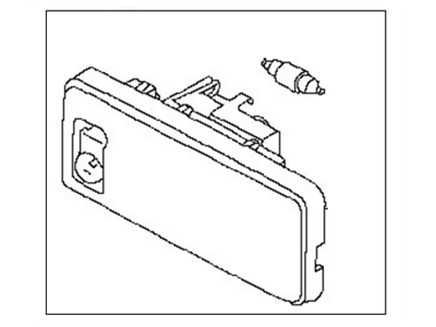 Nissan 26490-CA000 Lamp Assembly-Luggage Room