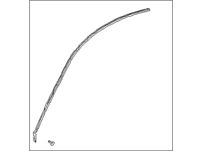 Nissan 76861-33P00 Weatherstrip-Rear Side,LH