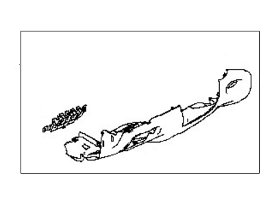 Nissan 68106-1GR2A Panel-Instrument Lower,Driver