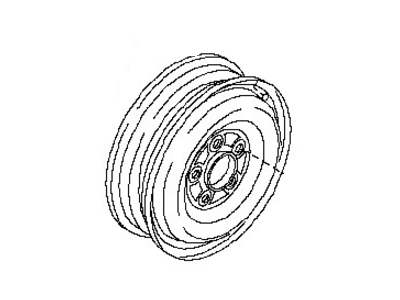 Nissan 40300-6FM3A Wheel-Aluminum