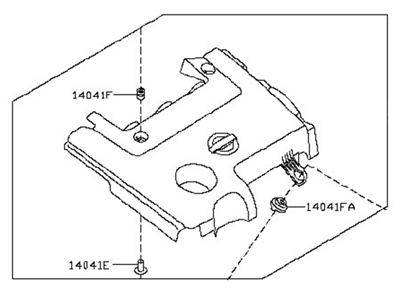 Nissan 14041-1AA1A