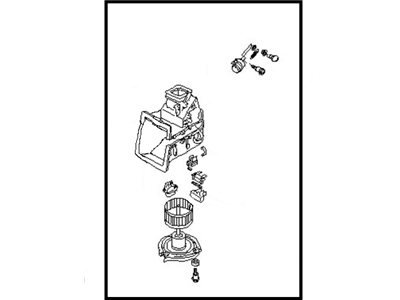 Nissan 27060-P7100 Blower Assembly