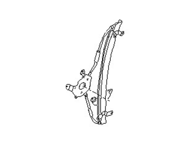 1996 Nissan Sentra Window Regulator - 80720-1M100