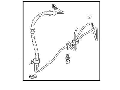 1997 Nissan 240SX Power Steering Hose - 49720-70F01