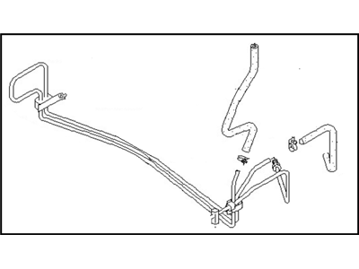 Nissan 49721-81F00 Hose & Tube Assy-Power Steering