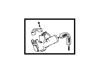 2016 Nissan Rogue Ignition Lock Cylinder - D8700-4BA0A