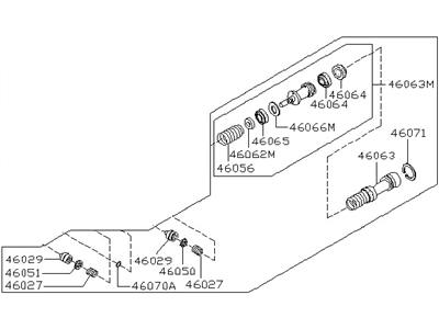 Nissan 46011-D0125 Piston Kit