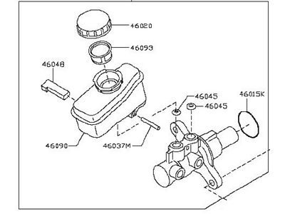 Nissan D6010-JK02A Cylinder Assy-Brake Master