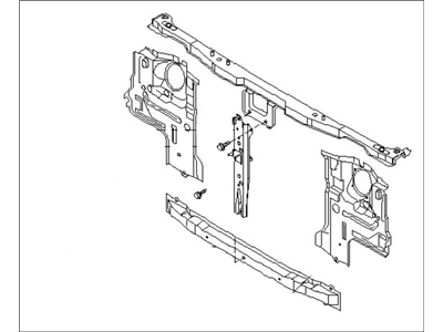 2001 Nissan Xterra Radiator Support - 62500-7Z830