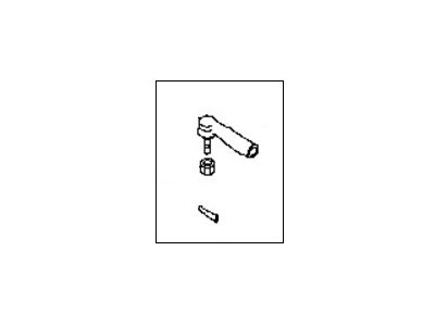 Nissan 48640-7S025 Socket Kit-Tie Rod,Outer RH