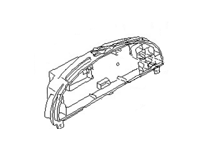 Nissan 24811-35F80 Combination Meter Housing Lower