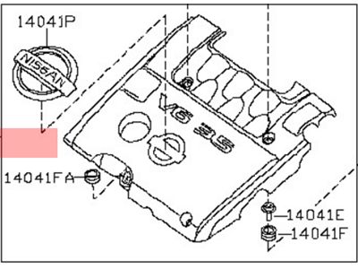 Nissan 14041-JA00B