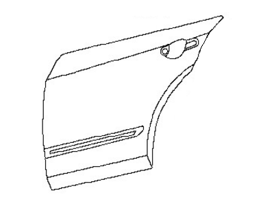 Nissan 82152-JA030 Panel-Rear Door,Outer RH