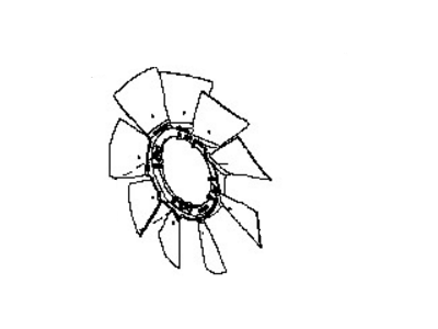 Nissan 21060-5X20A Fan-Cooling