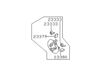 Nissan 23378-42L71 Brush Holder Assembly