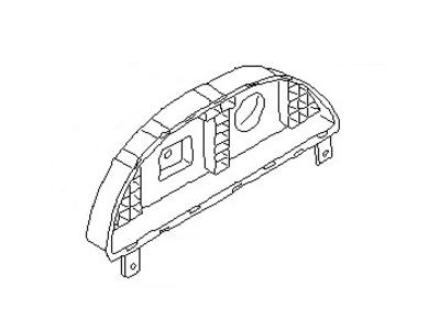 Nissan 24811-2B100 Combination Meter Housing Lower