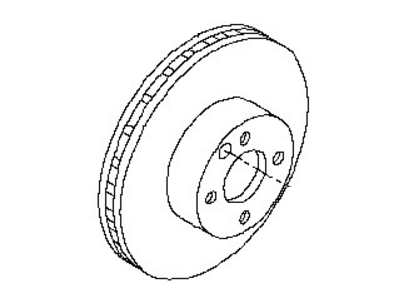 Nissan 43206-3SC0B Rotor Brake