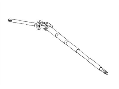 1993 Nissan 300ZX Intermediate Shaft - 48820-44P00