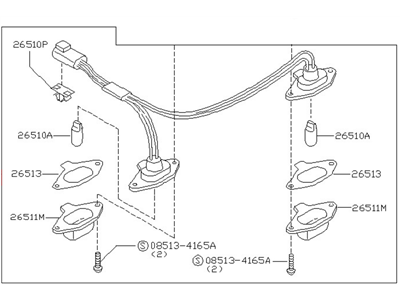 Nissan 26510-70T00 Lamp Assembly-Licence