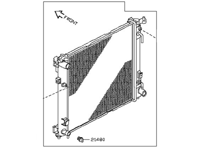 Nissan 21410-1HS3A Radiator Assy