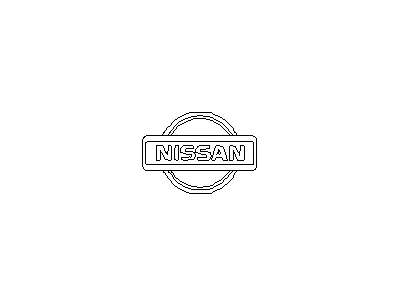 Nissan 62890-JA000 Radiator Grille Emblem