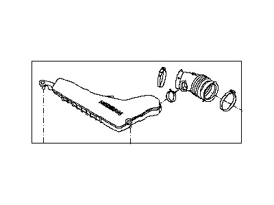 Nissan 16576-4BA1A Air Duct