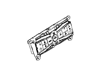 2015 Nissan Leaf A/C Switch - 27500-3NF0B