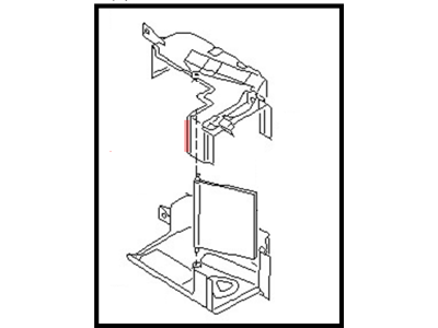 Nissan 27120-2Y960 Case Assy-Front Heater