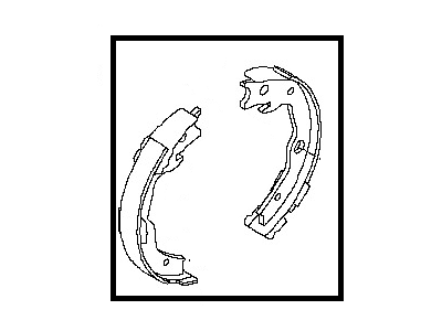 2012 Nissan Sentra Parking Brake Shoe - D4060-CY001