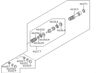 Nissan 720 Pickup Master Cylinder Repair Kit - 46011-C7025