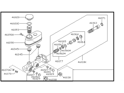 Nissan 46010-C7001 Master Cylinder