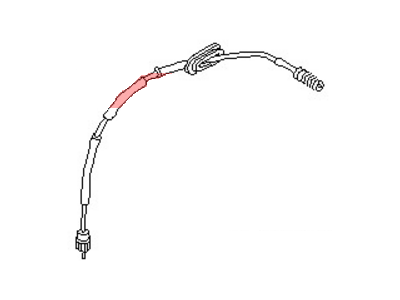 Nissan 25050-84M00 Shaft Assembly-Flexible, SPEEDOMETER