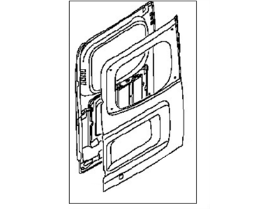 Nissan 90101-1PA0B Door-Back,LH