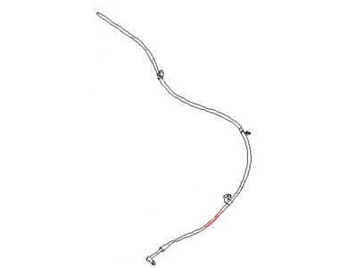 Nissan 36531-EA50A Cable Assembly-Parking Rear LH
