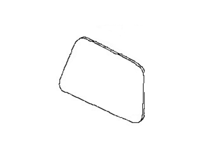 Nissan 83340-7S00A Glass-Side Window, 2ND RH