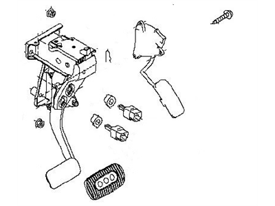 2012 Nissan Cube Brake Pedal - 46501-ED500