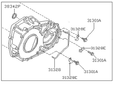 Nissan 31300-80L03 Housing Assy-Converter