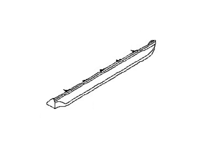 Nissan 82876-3KA0A Moulding-Rear Door,RH