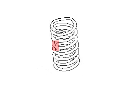 Nissan 55020-M6601 Spring Rear Coil