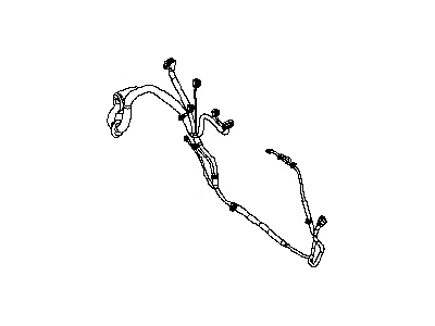 Nissan 24126-3L000 Harness Assembly-Door,Rear