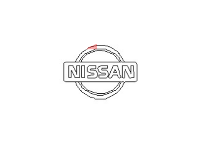 Nissan 84890-85Y00 Emblem-Trunk Lid