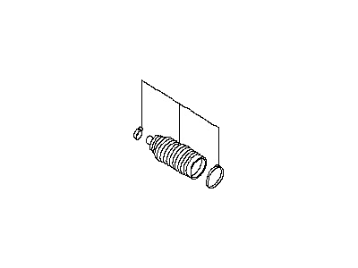 2018 Nissan Leaf Rack and Pinion Boot - D8203-3SG1A